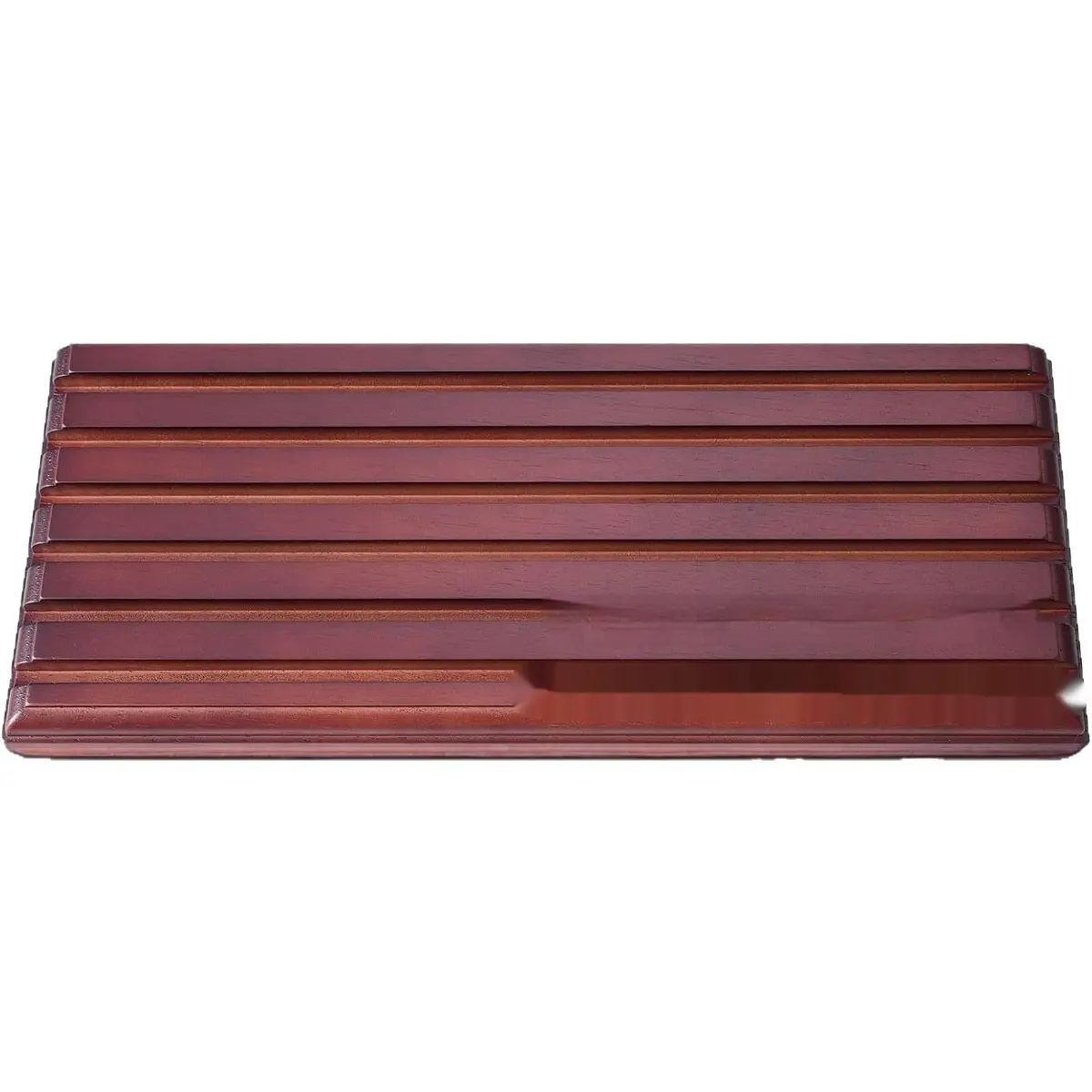 Fashionable Solid-Colored Wooden Display Shelf