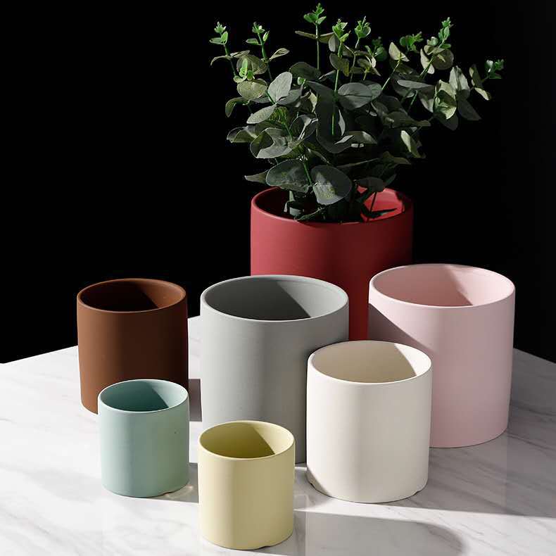 Ceramic Flower Pots For Succulent Plants - Modern And Minimalist Design