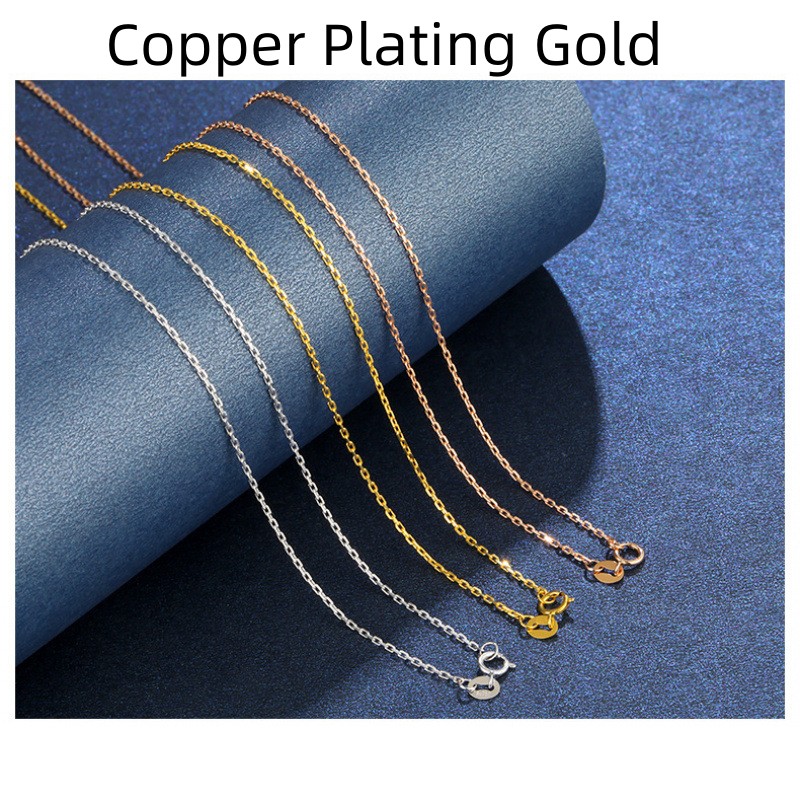 Women's O-shaped Plated Necklace