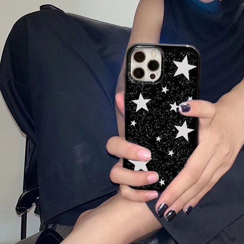 Niche Starry Sky Creative Silicone All-Covering Phone Case