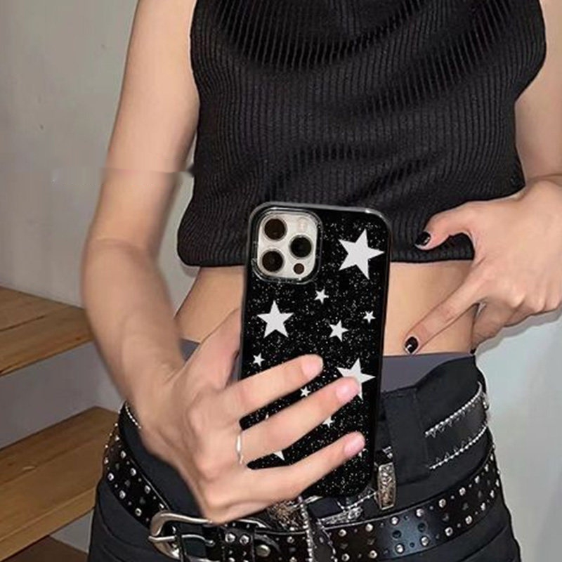 Niche Starry Sky Creative Silicone All-Covering Phone Case