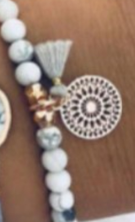 New Geometric Turquoise Beaded Bracelet Set