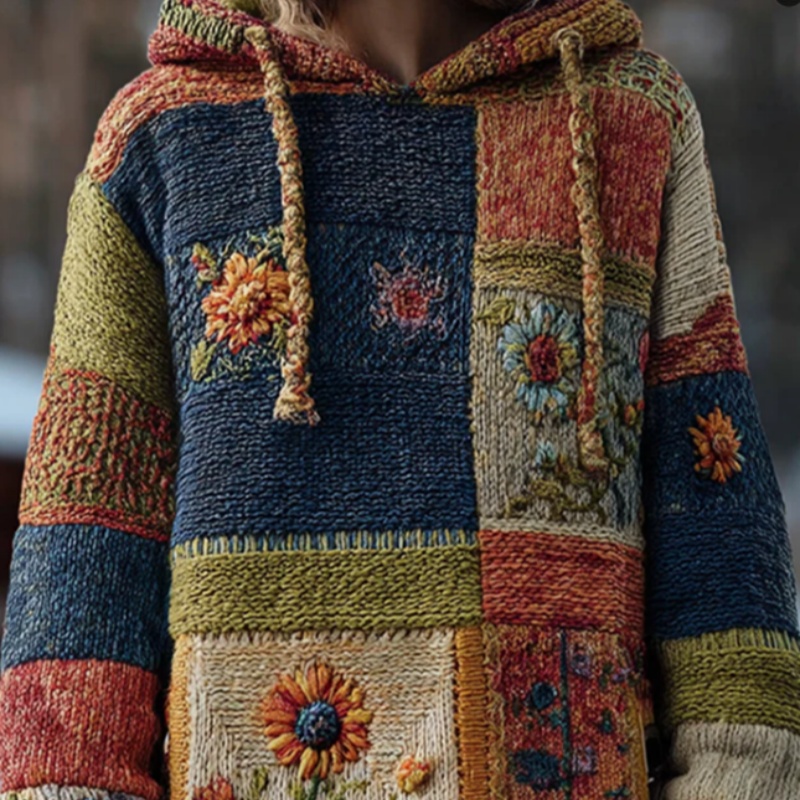 Regular Digital-printed Women's Hoodie