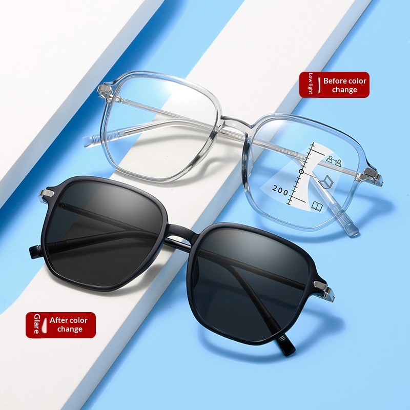 Blue-light-blocking High-definition Multifocal Photochromic Reading Glasses - Image 4