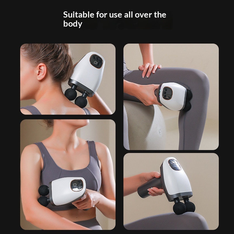 Digital Display Dual-head Massage Gun For Fitness