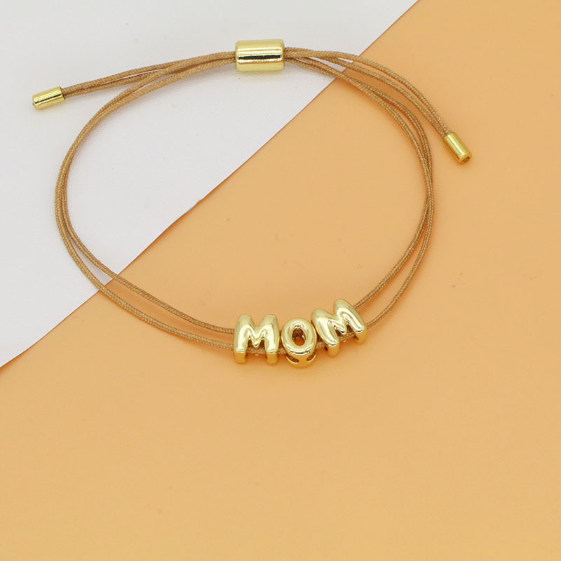 Popular Personalized 3D Letter Bubble Name Bracelet
