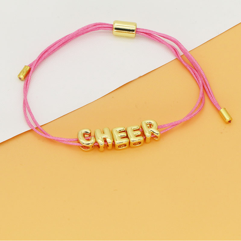 Popular Personalized 3D Letter Bubble Name Bracelet