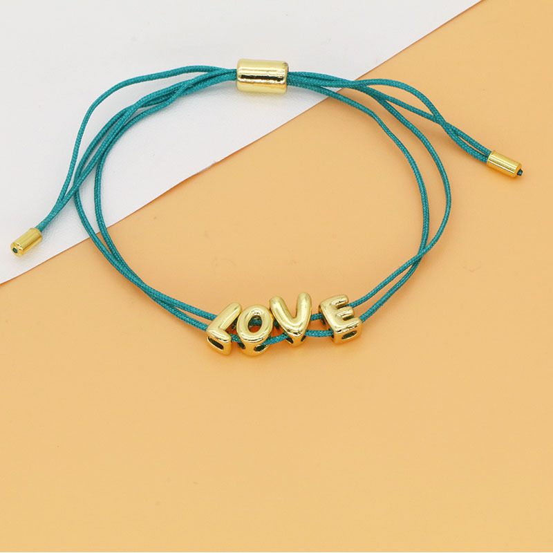 Popular Personalized 3D Letter Bubble Name Bracelet