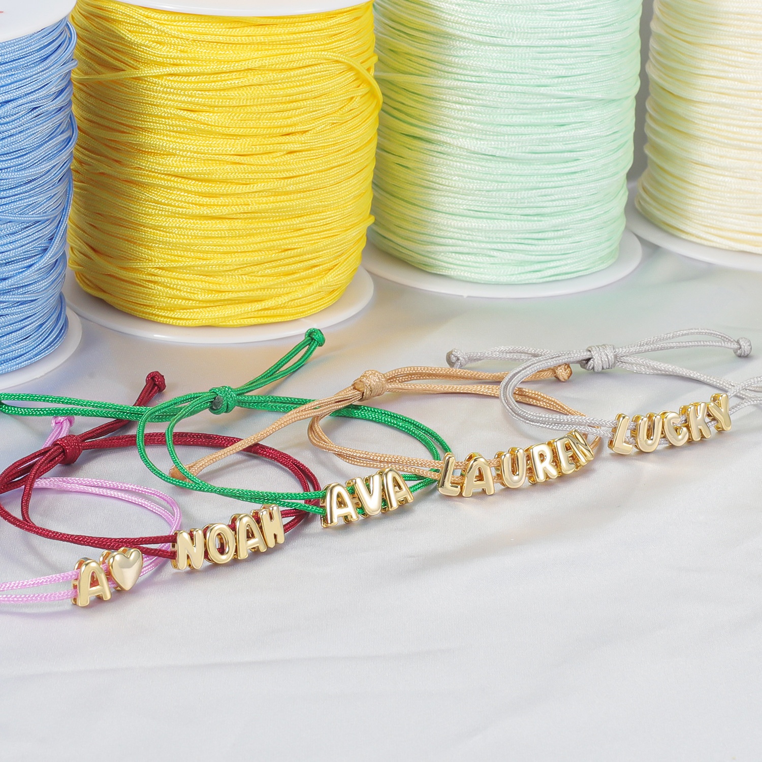 Personalized 3D Jewelry Weaving Rope Bracelet