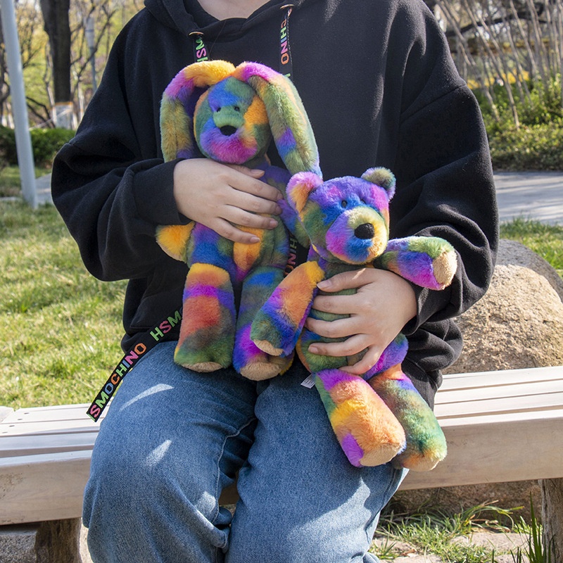 Colorful Bear Rainbow Doll Plush Toy