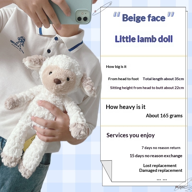 Plush Little Sheep Animal Doll
