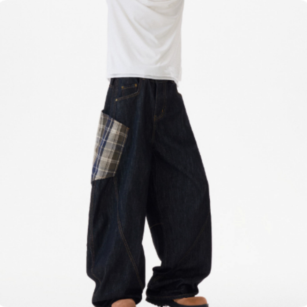 Men's Straight-Leg Versatile Loose Long Pants
