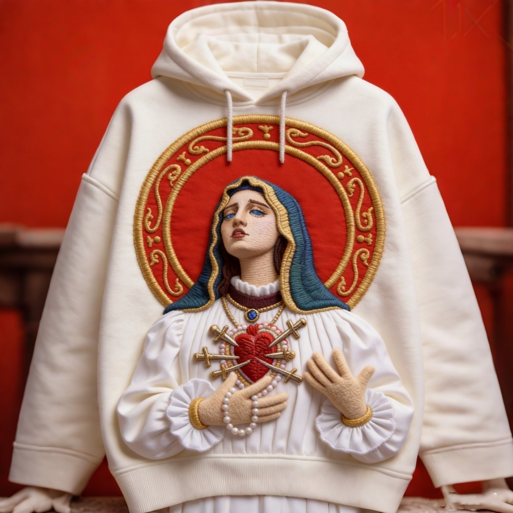 Fashionable Men's Loose-Fit Hooded Pullover Sweatshirt