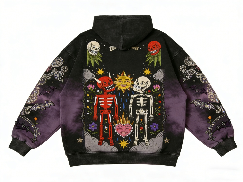 Men's Casual Loose-Fitting Hooded Pullover Sweatshirt