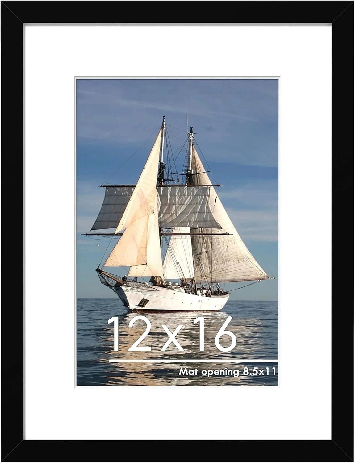 Rectangular Photo Frame, Black, picture 3 of 3