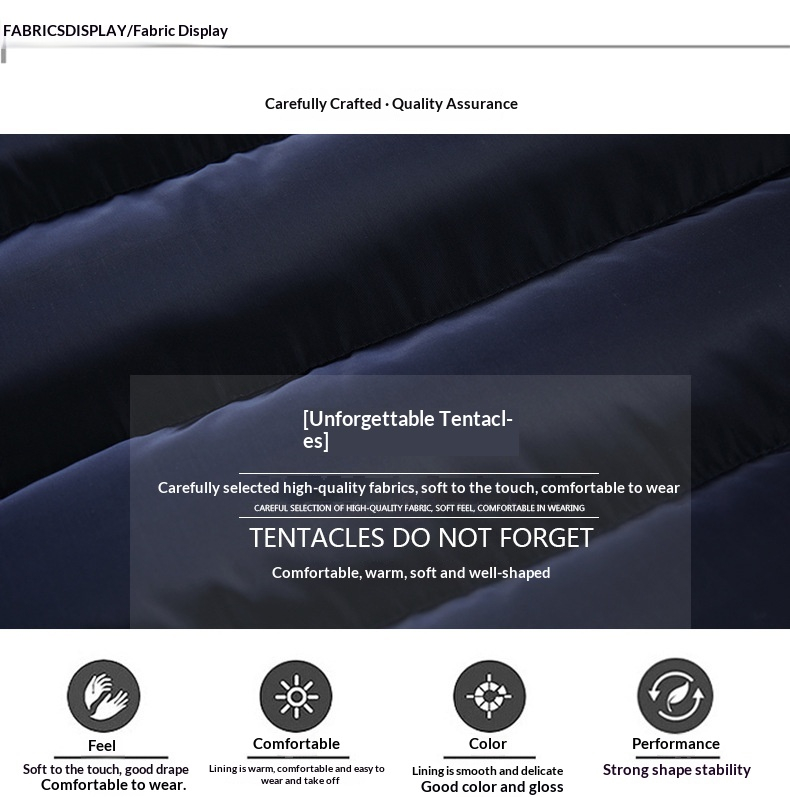 Vest-style Men's Autumnwinter Down Cotton-padded Garment