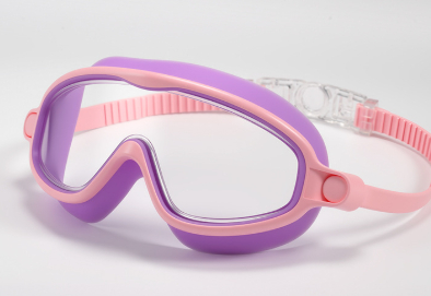 HD Waterproof Anti-fog Plating Swimming Goggles Plain Large Frame - Image 11