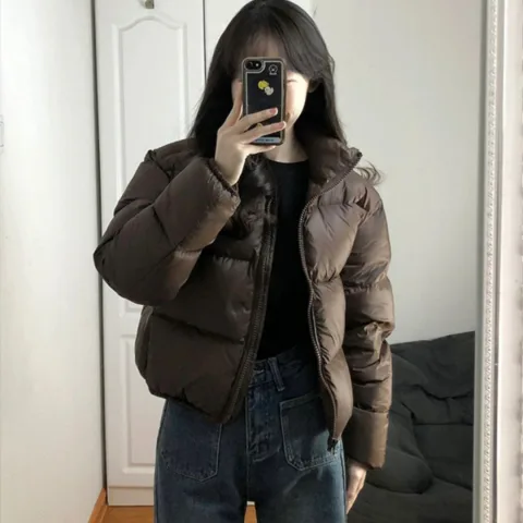 Women's Short Puffer Down Jacket Coats
