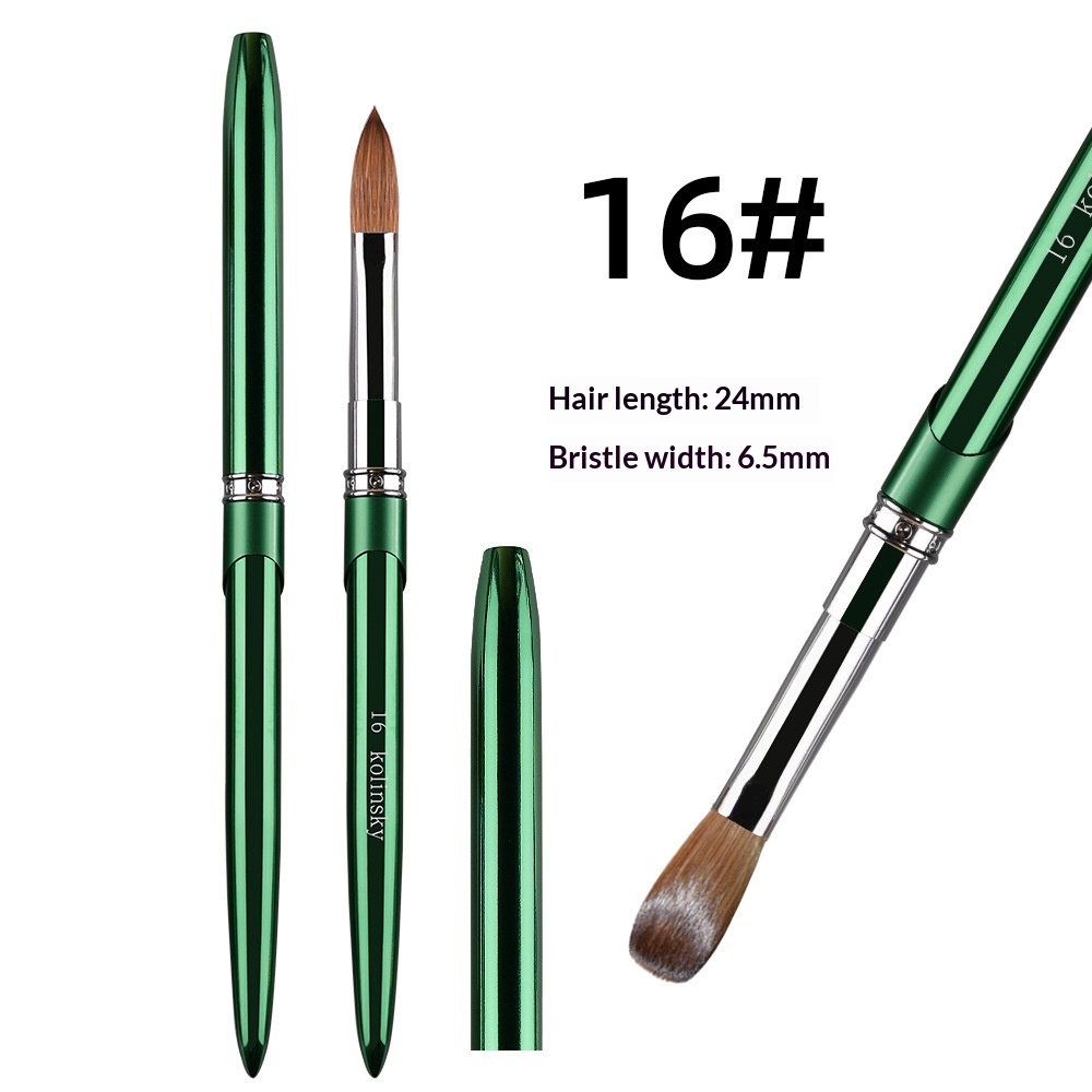 Metal Rod Mink Hair Nail Art Crystal Pen