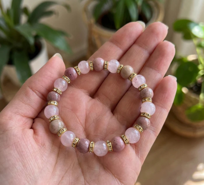 Fashion Tiger Eye Amethyst Bracelet