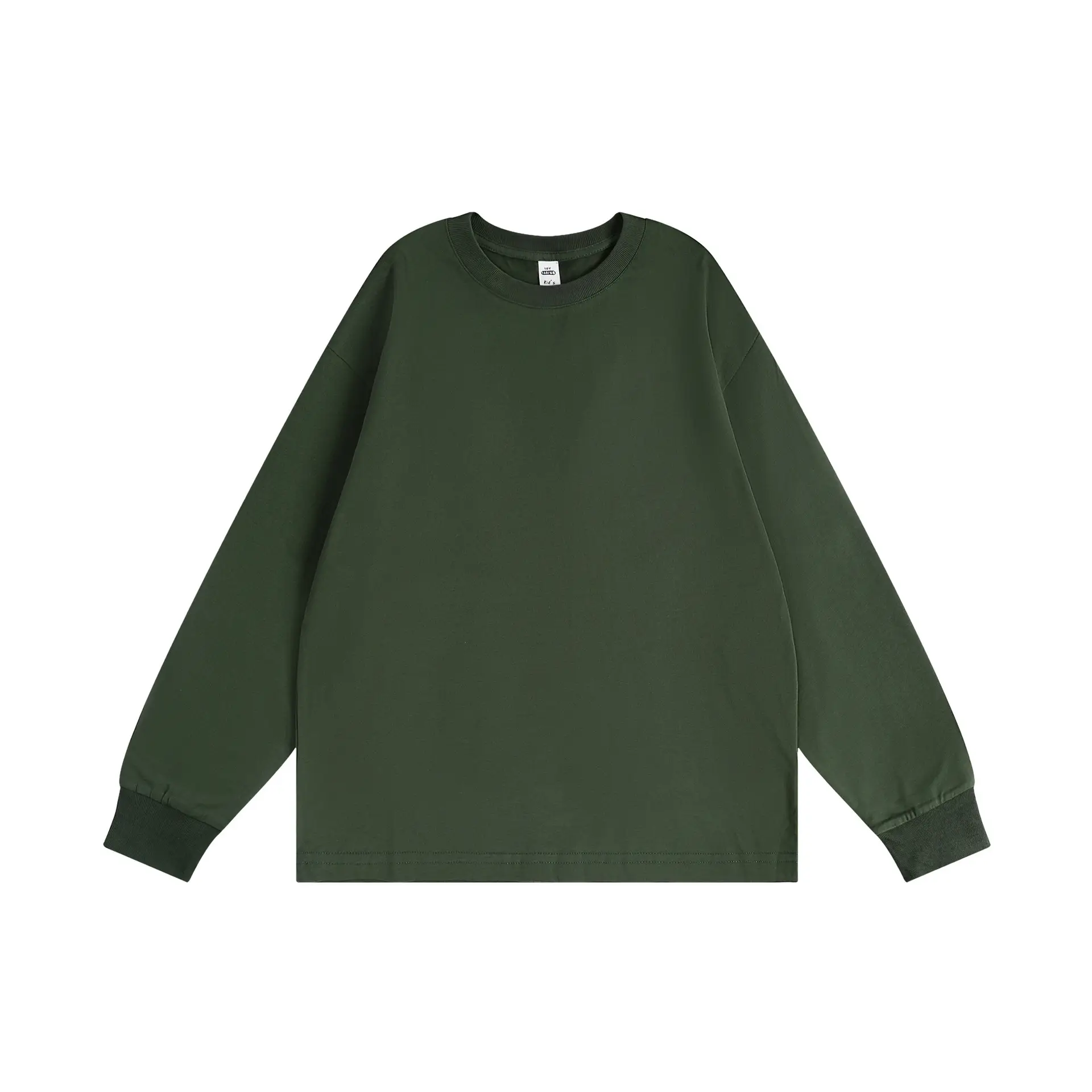 DK Kids' Brushed Thermal Solid-Color Long-Sleeve T-Shirt