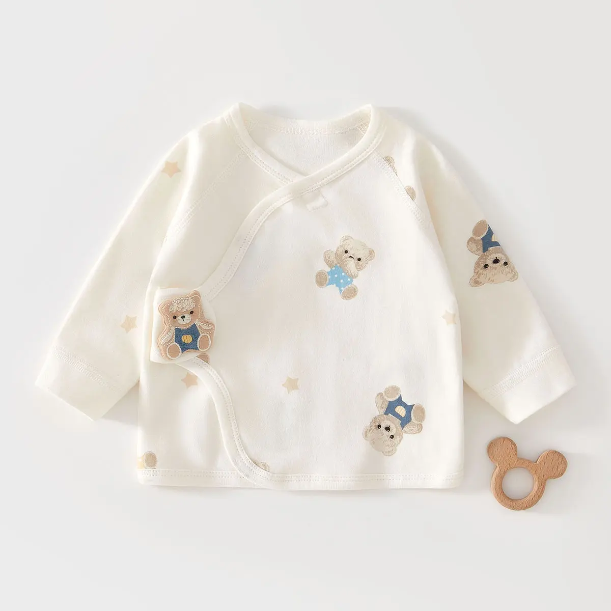 Newborn Baby Half-back Bodysuit Boneless Pure Cotton