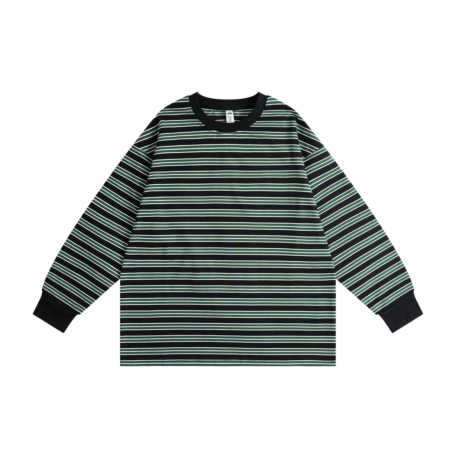 DK Kids' Japanese-Style Retro Striped Base Layer T-Shirt