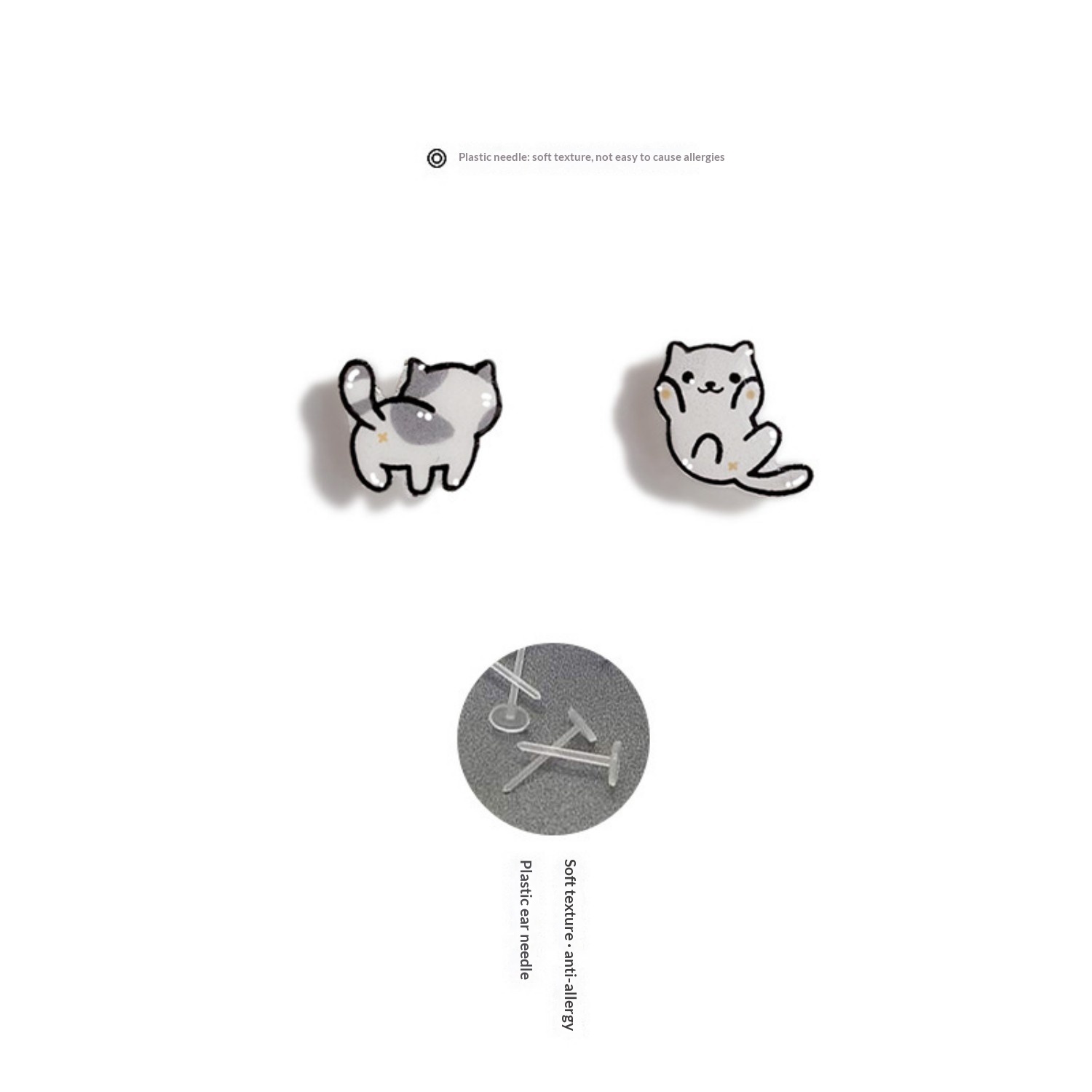 Ear Stud Female Irregular Cat