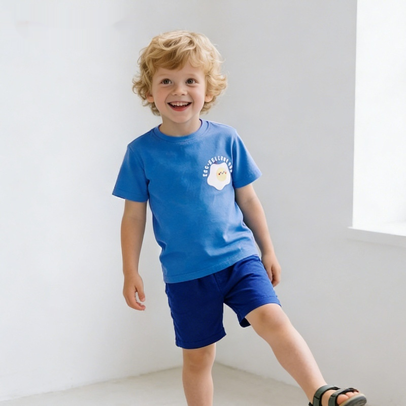 Boys' Summer New Two-Piece Set For Toddlers And Kids