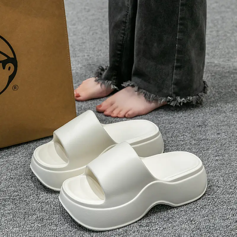 Womens Non-Slip Height-Enhancing Slippers For Home Indoor And Outdoor Wear