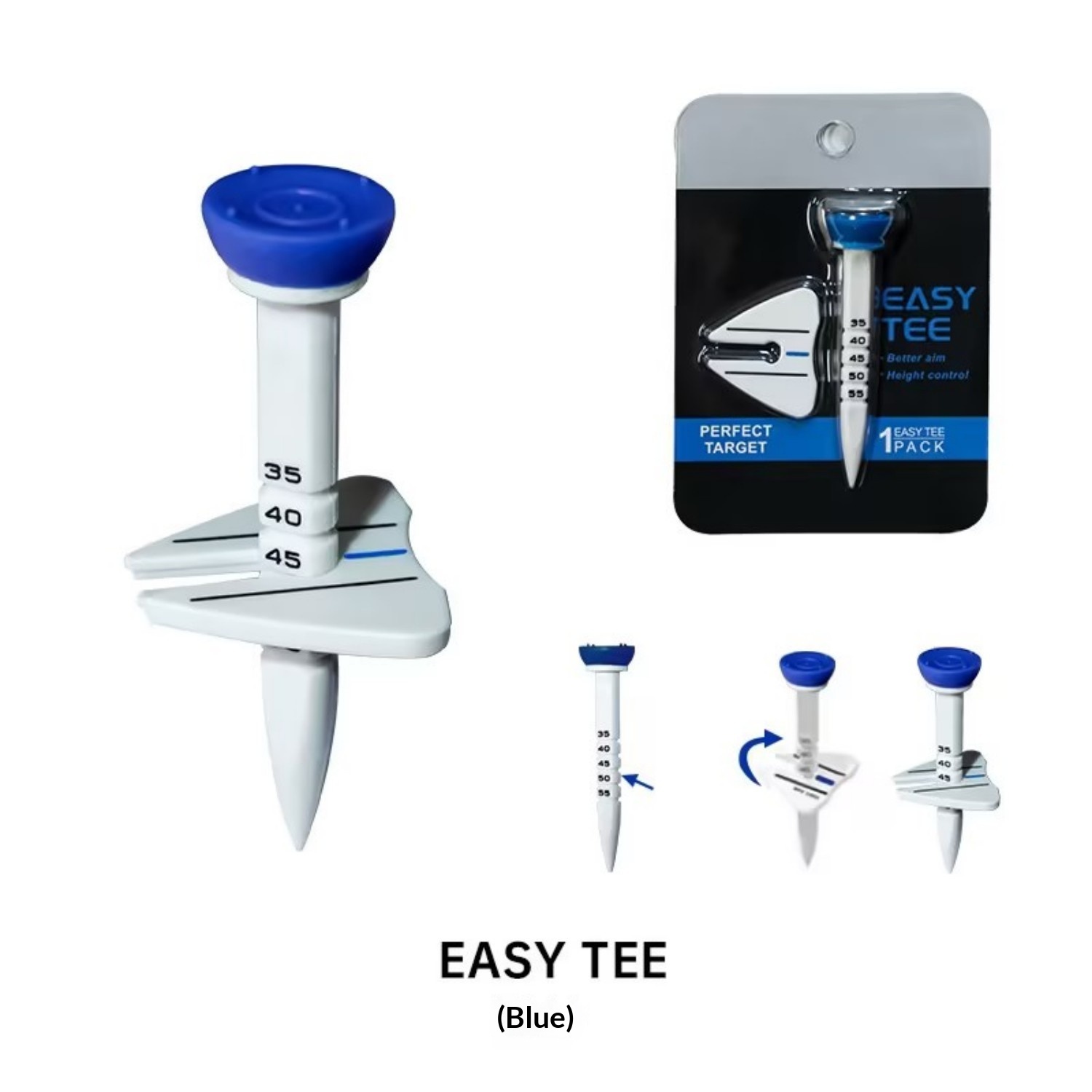 Multifunctional Golf Nail With Adjustable Height