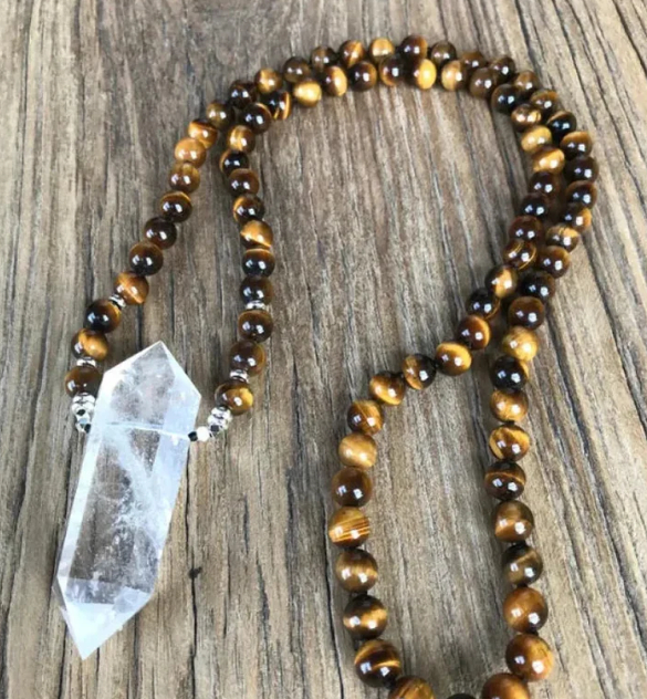 8mm Volcanic Lava Stone Fashion Necklace