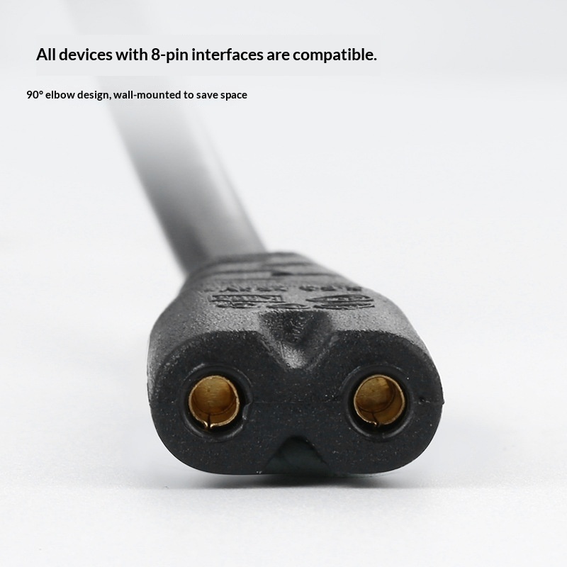 Argentine Two-pin Figure-8 Tail Power Cord Australian Standard, Two-core