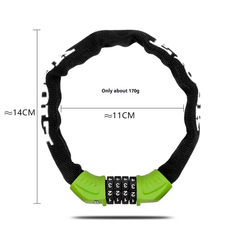 Bicycle Anti-theft Coded Chain Lock