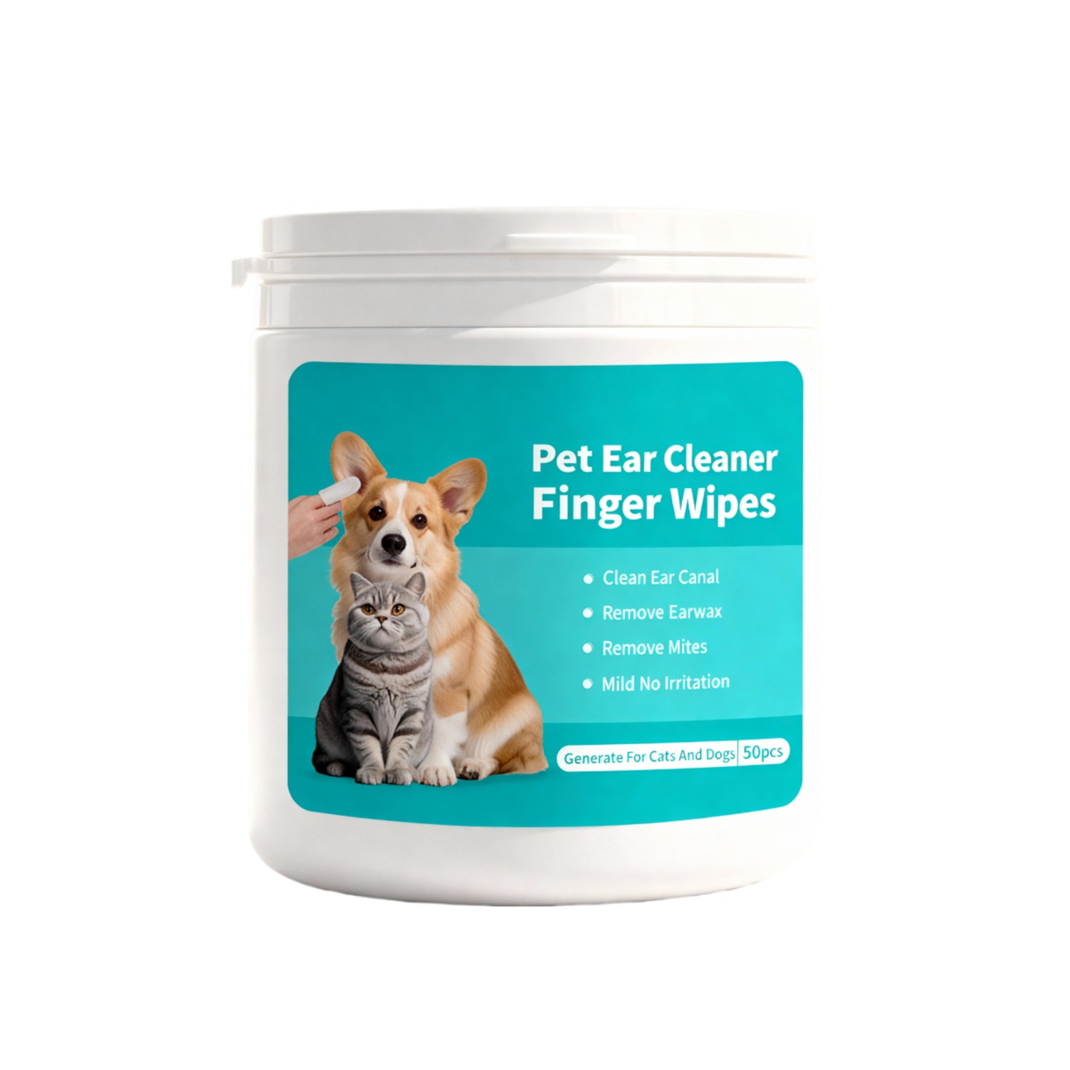Pet Ear Cleaner Finger Wipes