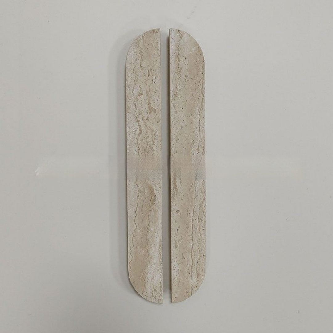 Creative And Personalized Light Luxury Wardrobe Door Handles Made Of Travertine