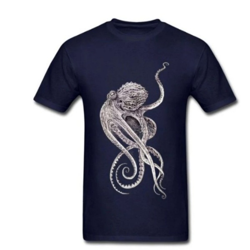 Men's Loose-fitting Fashionable Printed Short-sleeve