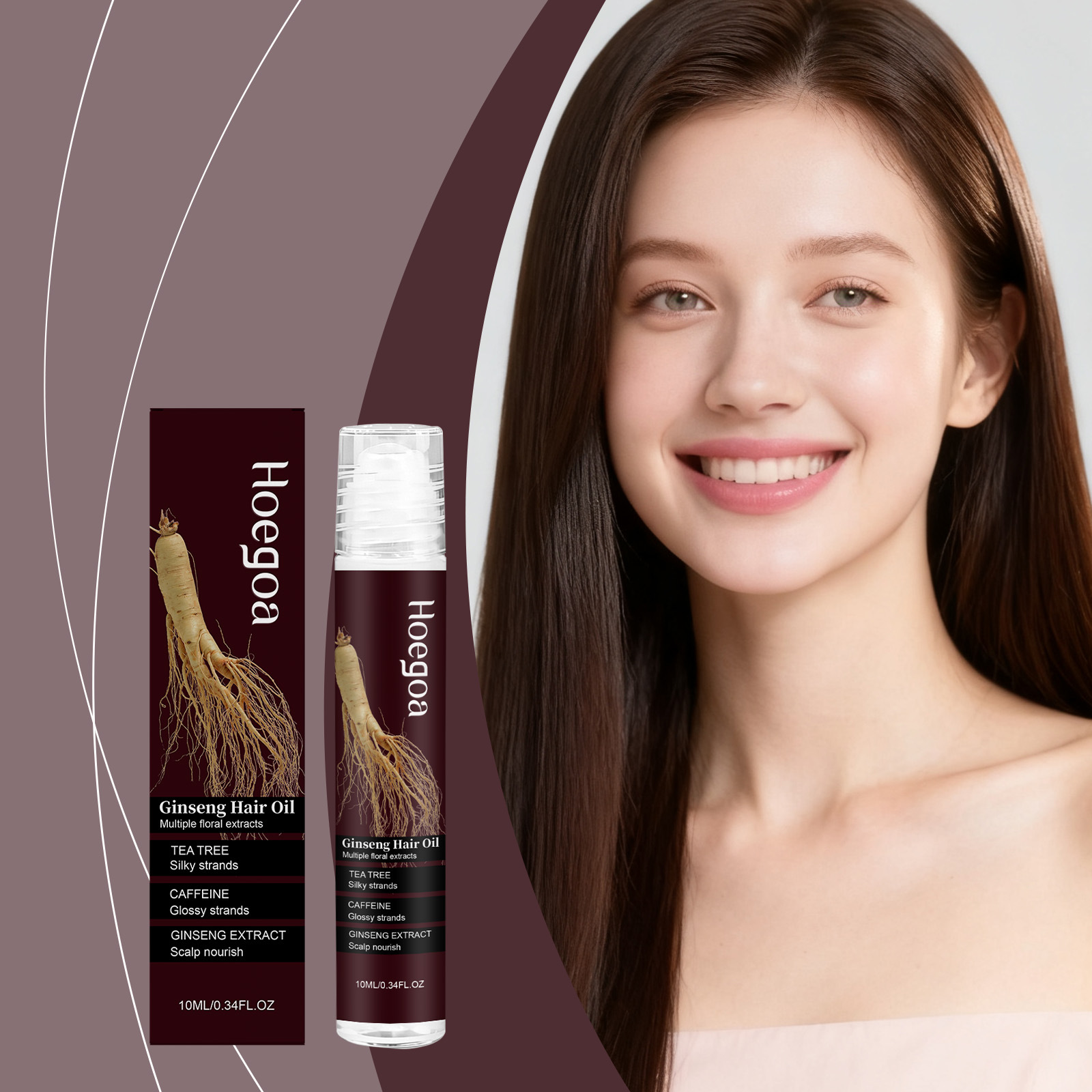 Ginseng Hair Care Roll-on Oil