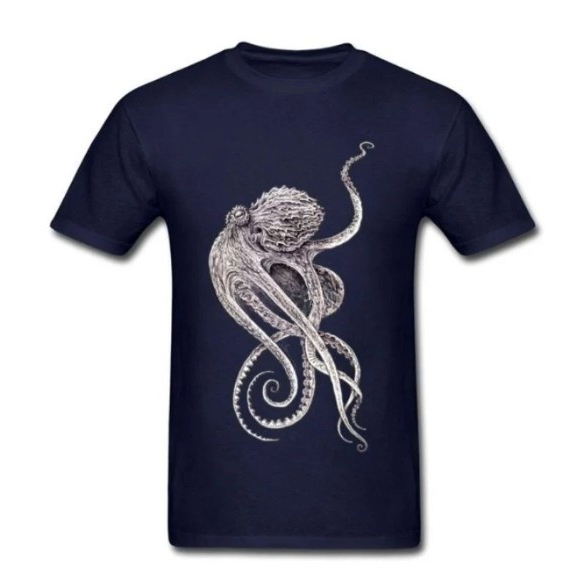 Men's Loose-fitting Fashionable Printed Short-sleeve