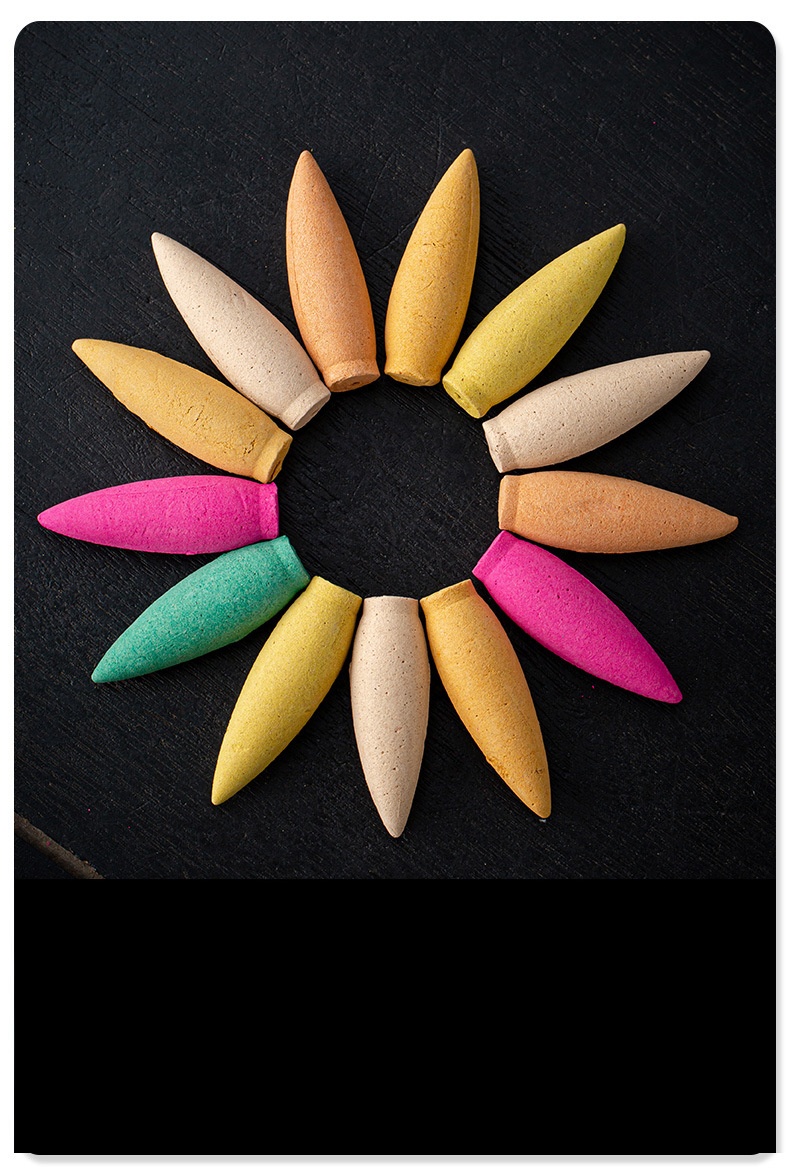 30 Pcs Extra Large 30 Minute Backflow Incense Cones