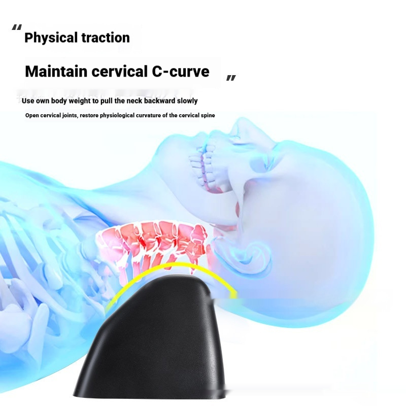 Anti-Curve Gravity Acupressure Shoulder And Neck Stretching Traction PU Cervical Pillow - Image 3