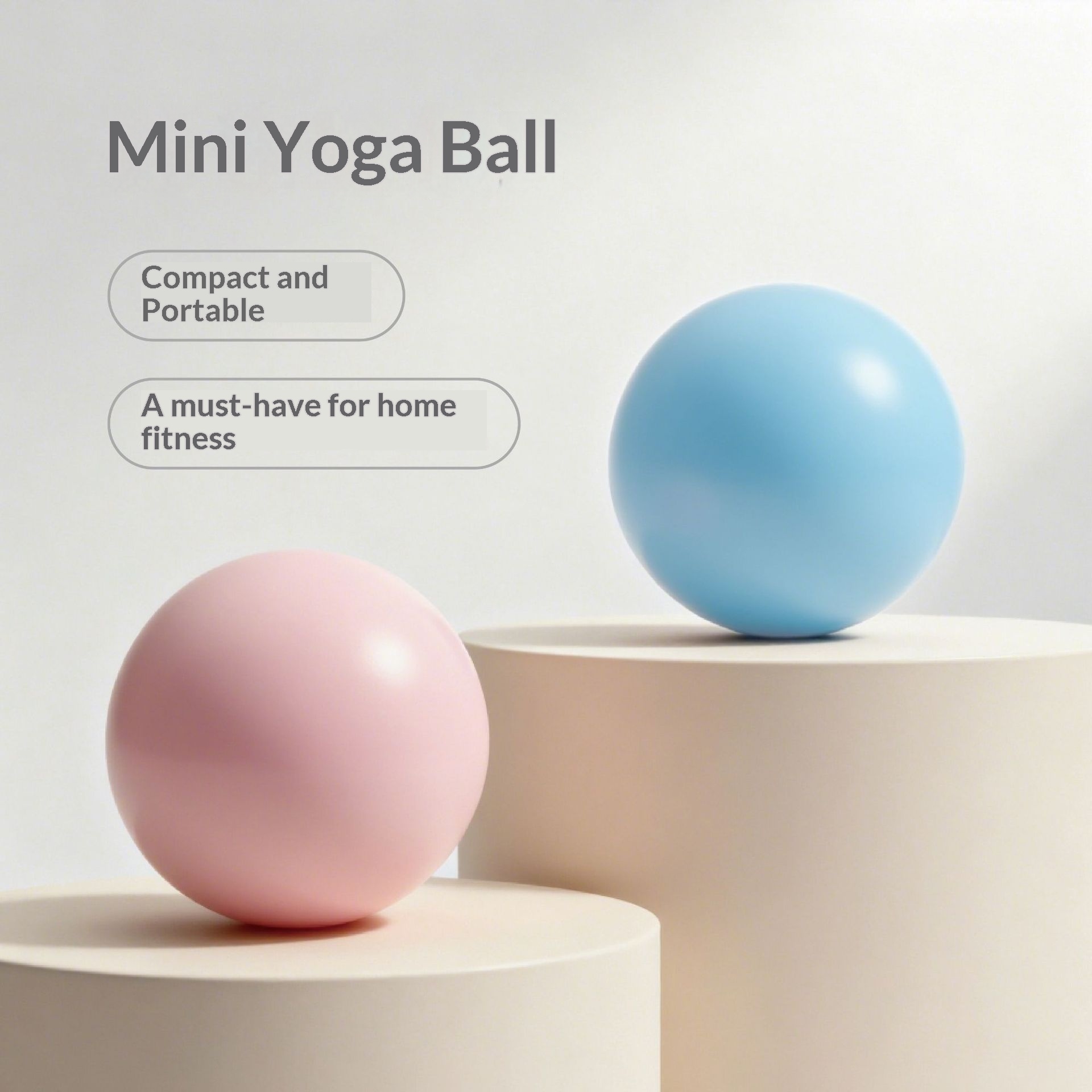 Pvc Explosion-proof Frosted 25cm Mini Gymnastics Balance Fitness Hip Ball - Image 9