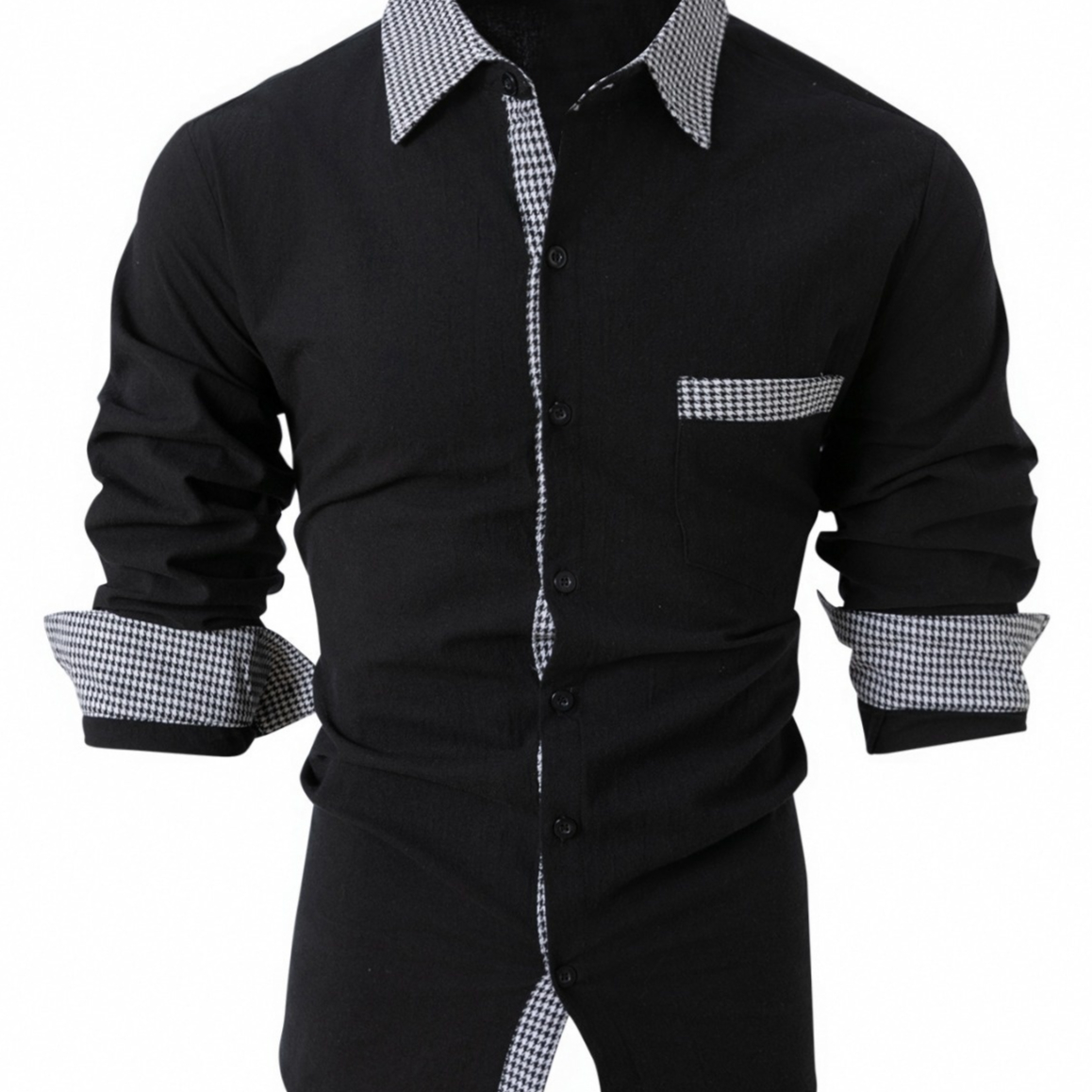 Mens Casual Long-sleeve Shirt