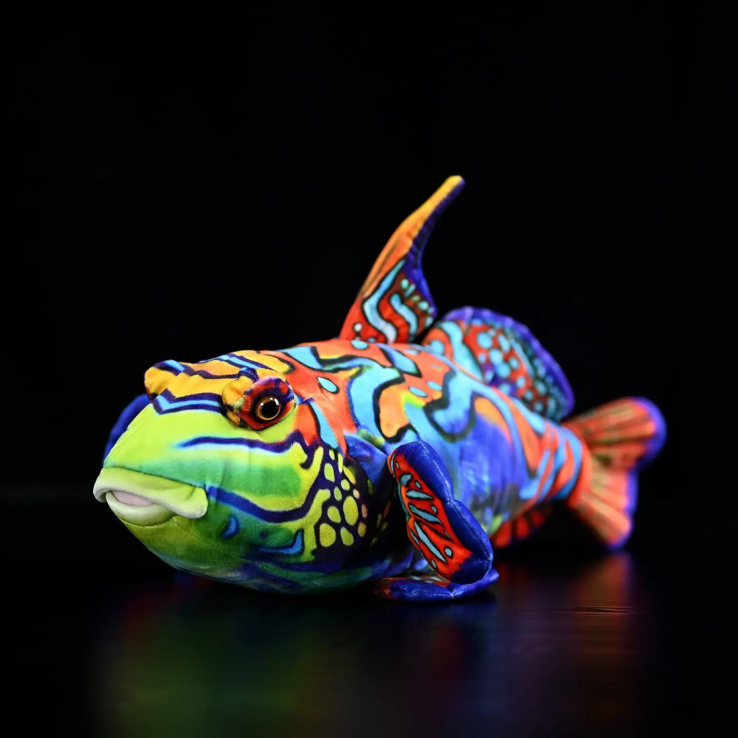 Multicolored Spotted Fin Plush Toy
