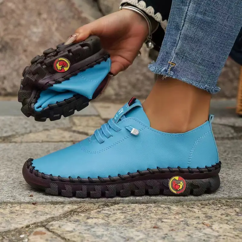 Women's Leather Handmade Beef Tendon Soft Sole Mother Shoes
