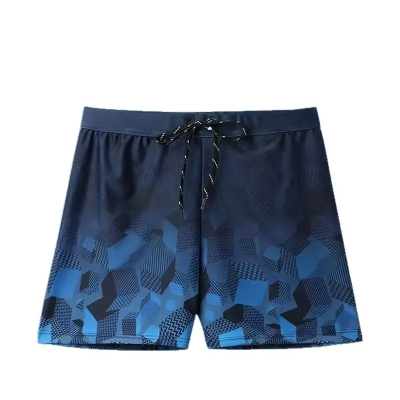 Loose-Fitting Quick-Drying Mens Boxer Swim Trunks