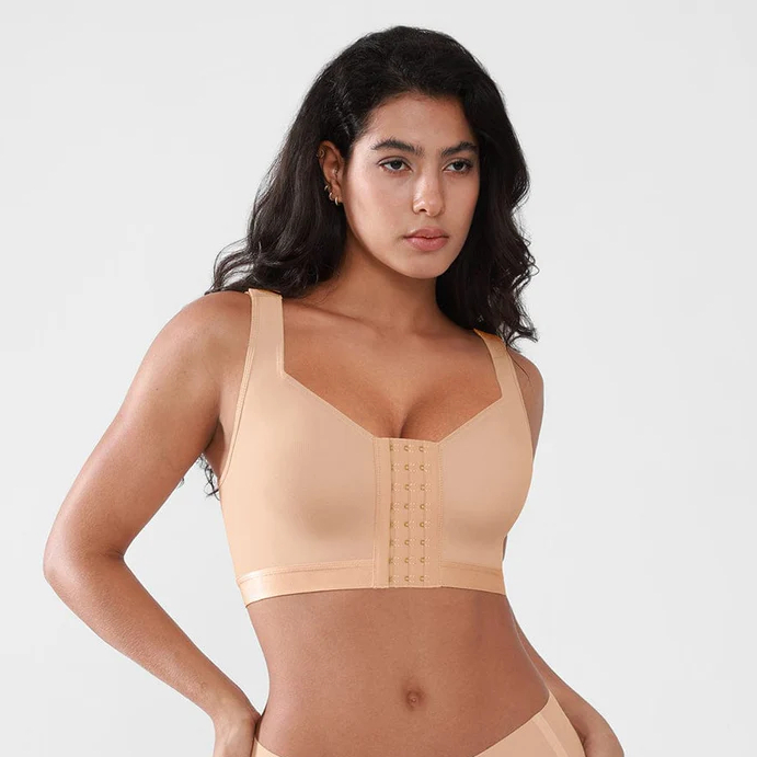 Post Surgery Bra Front Closure Compression Mastectomy Bra