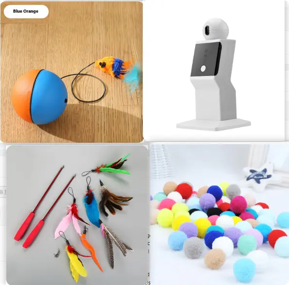 Cat Toys Mouse Teaser Ball Funny Moving Toy For Pets Cat Dog Electric