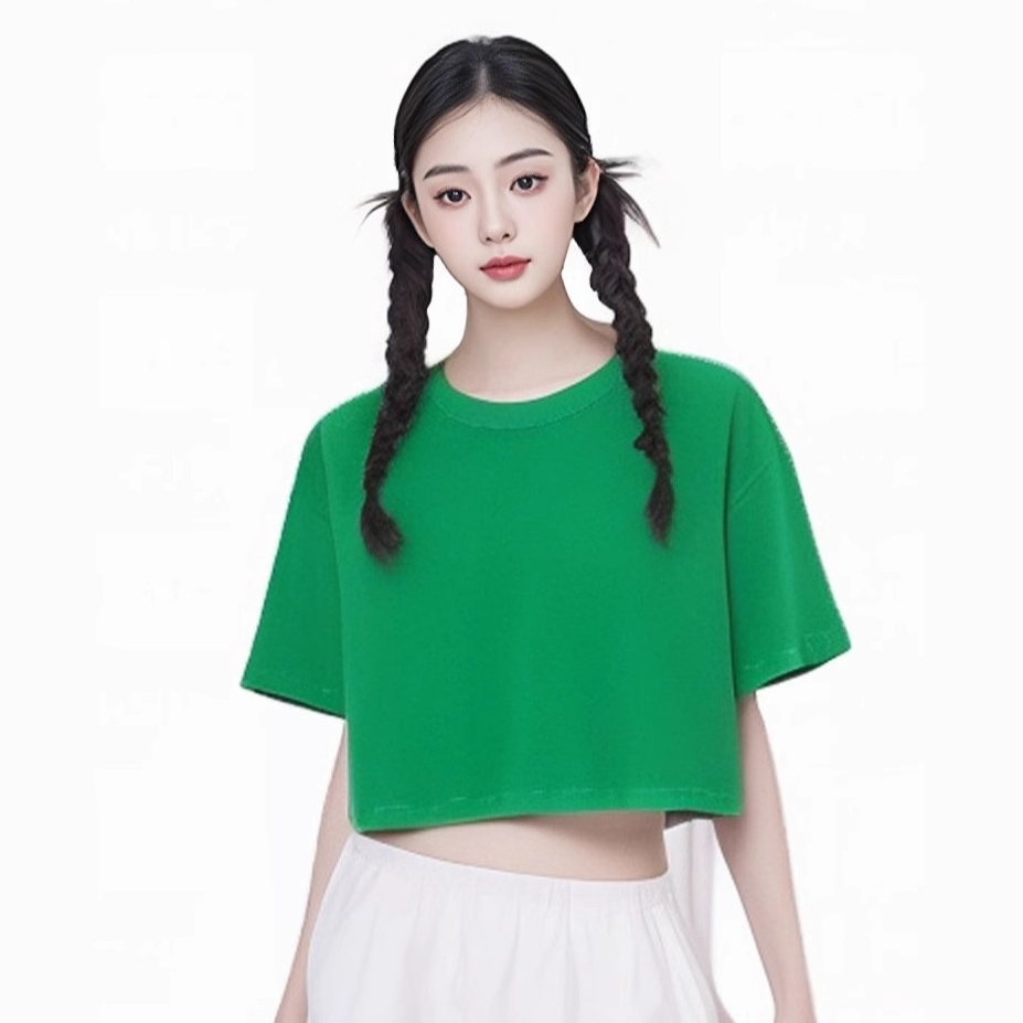 Crop-top Graphic Tee Summer Hoodie - imagen 1