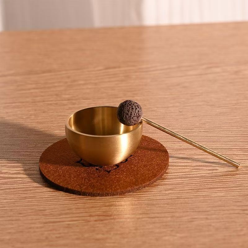 Mini Singing Bowl with Round Mallet for Meditation